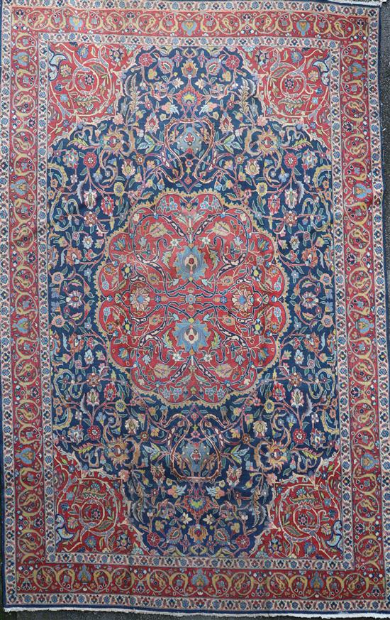 A Tabriz carpet, 12ft 7in by 9ft 4in.